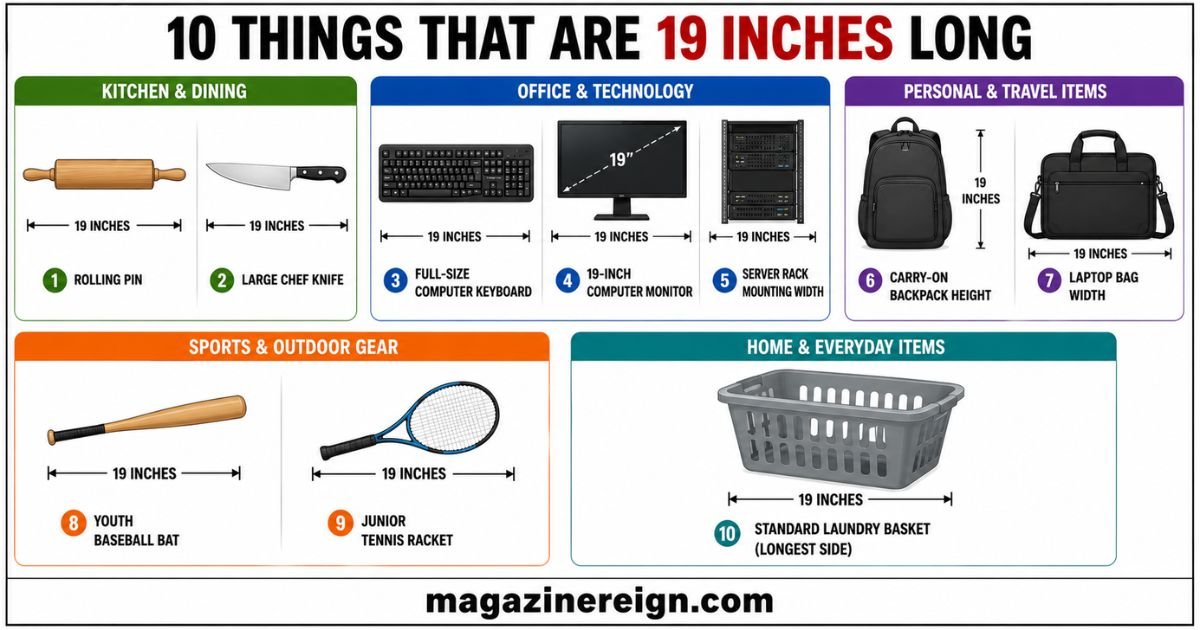 10 Common Things That Are 19 Inches Long