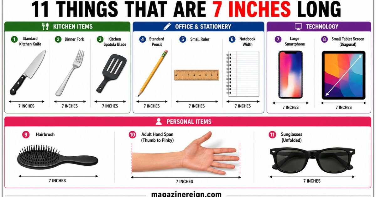 11 Common Things That Are 7 Inches Long