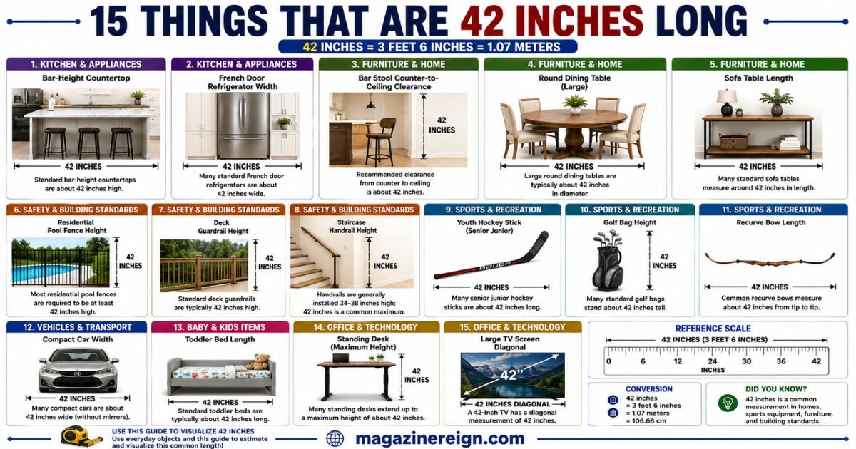 15 Common Things That Are 42 Inches Long