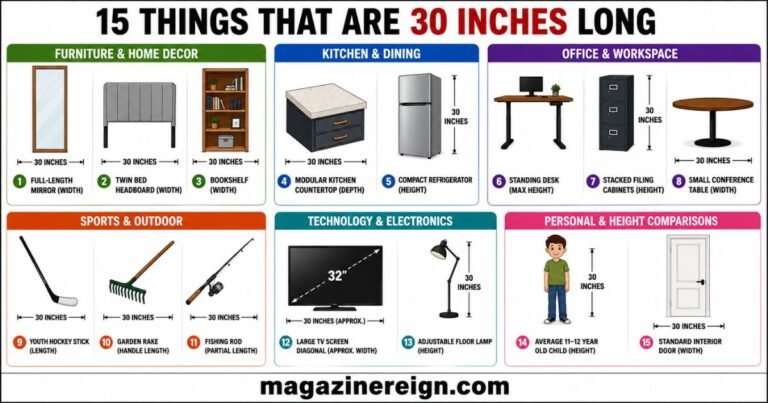 15 Common Things That Are 59 Inches Long
