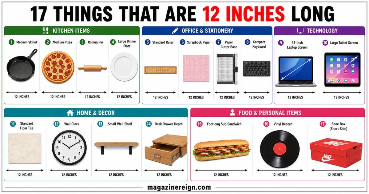 17 Common Things That Are 12 Inches Long