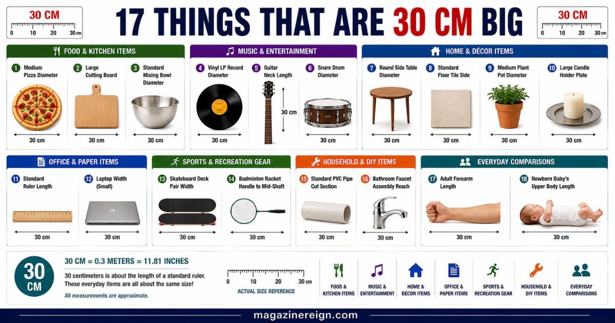 17 Common Things That Are 30 CM Big (With Real-Life Examples)