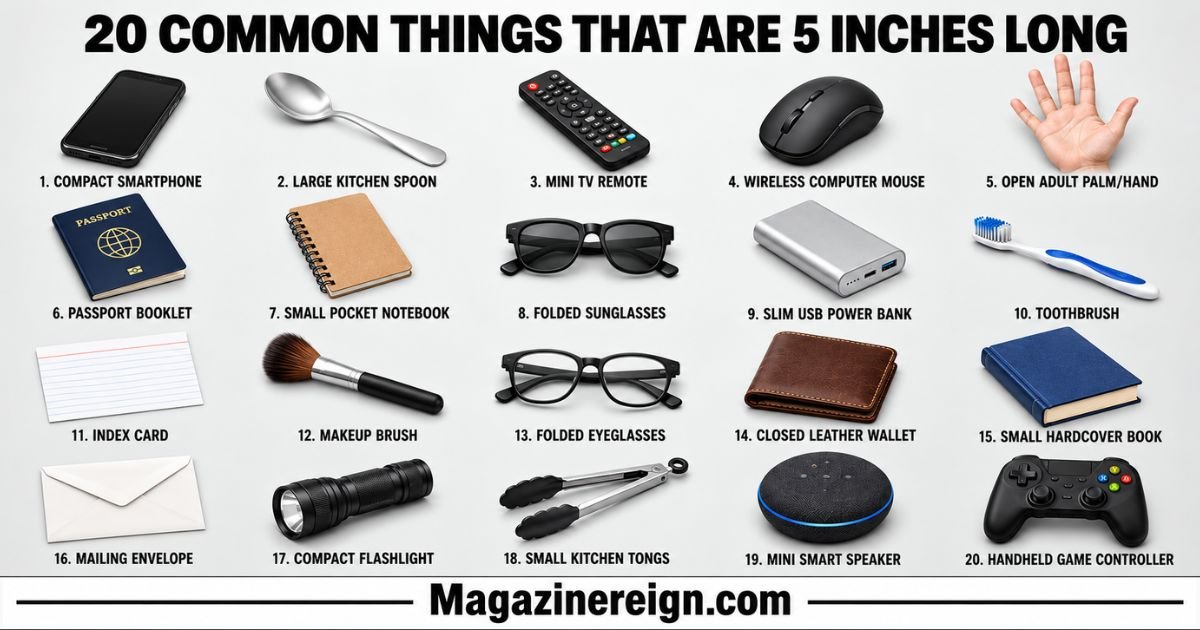 20 Common Things That Are 5 Inches Long - 2026