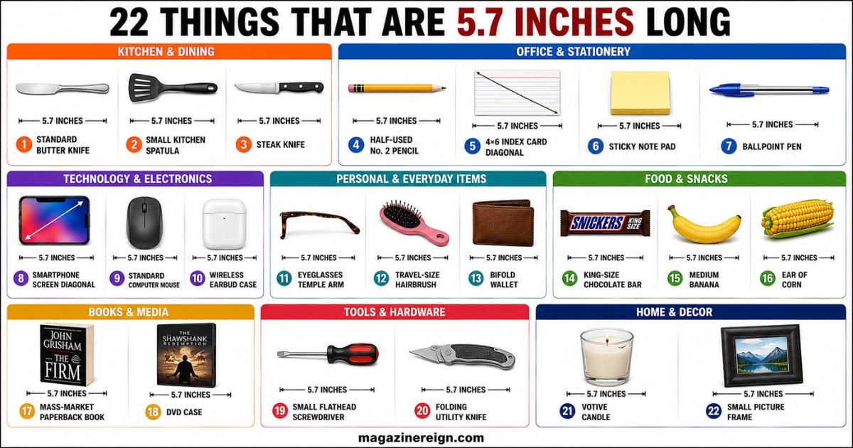 22 Things That Are 5.7 Inches Long