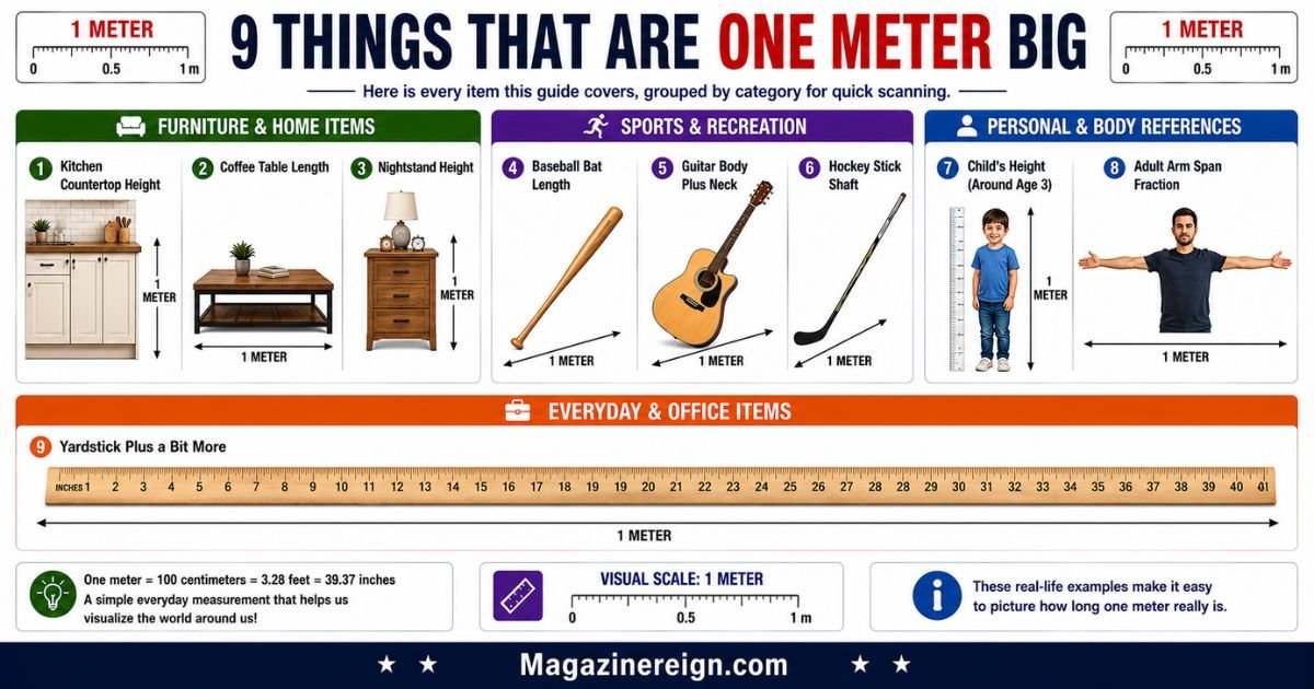 How Big Is a Meter (With Everyday Examples)