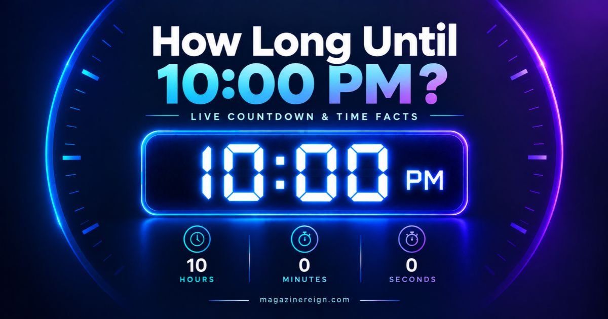 How Long Until 10_00 PM_ Live Countdown & Time Facts