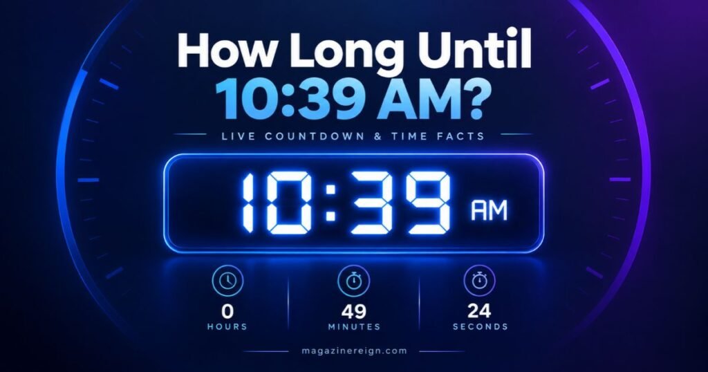 How Long Until 10_39 AM_ Live Countdown & Time Facts