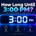 How Long Until 3_00 PM_ Live Countdown & Time Facts