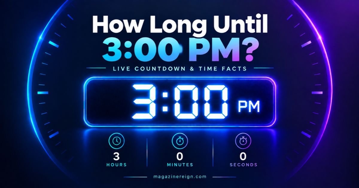 How Long Until 3_00 PM_ Live Countdown & Time Facts