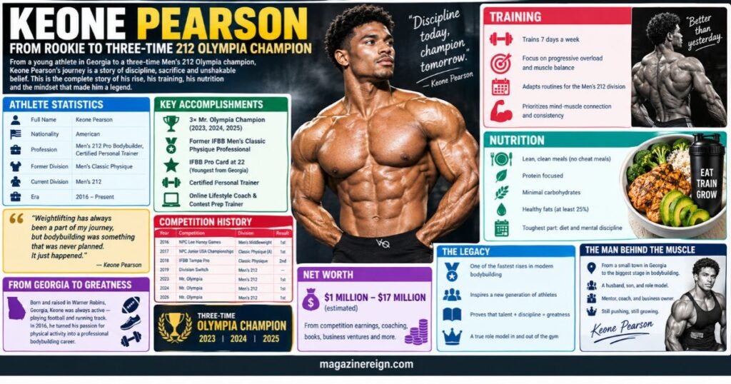 Keone Pearson: From Rookie to Three-Time 212 Olympia Champion