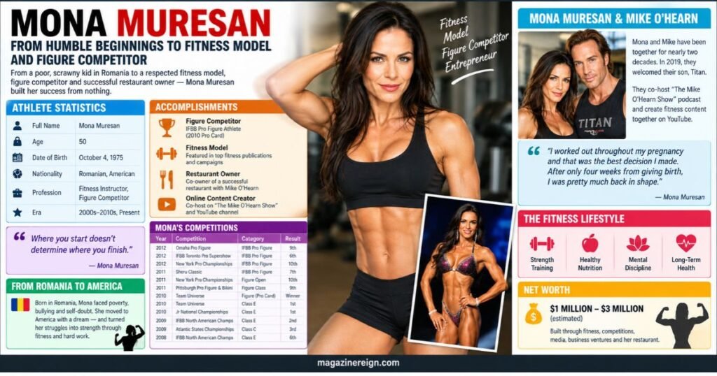 Mona Muresan_ From Humble Beginnings to Fitness Model and Figure Competitor